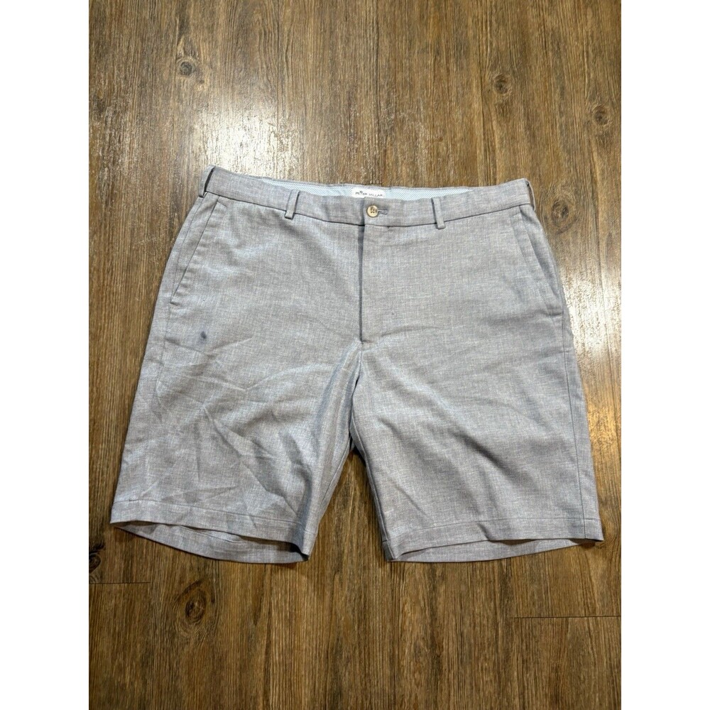 Peter Millar Men's 36 Crown Sport Salem Performance Golf Shorts Gray